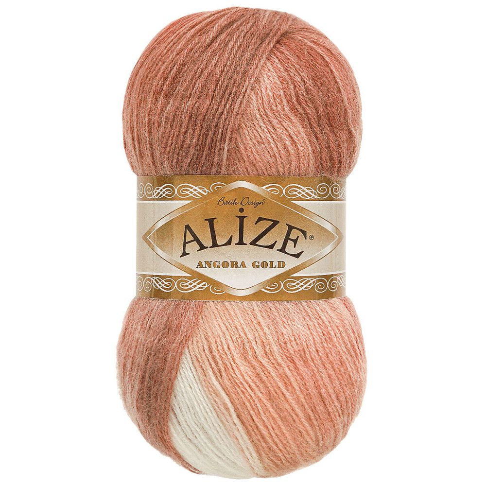Пряжа Alize (Ализе) Angora Gold Batik / уп.5 мот. по 100 г, 550м, 8057 секционный