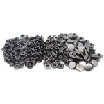 Кнопка Дельта (O-образная) ⌀15/12 мм, ≈72 шт, МЕТАЛЛ, чер.никель, NEW STAR