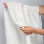 Атлас стрейч для нижнего белья 107 г/м², 125 см / 25 метров, 0180 цв.белый