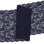 Кружево бельевое эластичное 300 мм / 13.72 м, цв. C147 т.синий