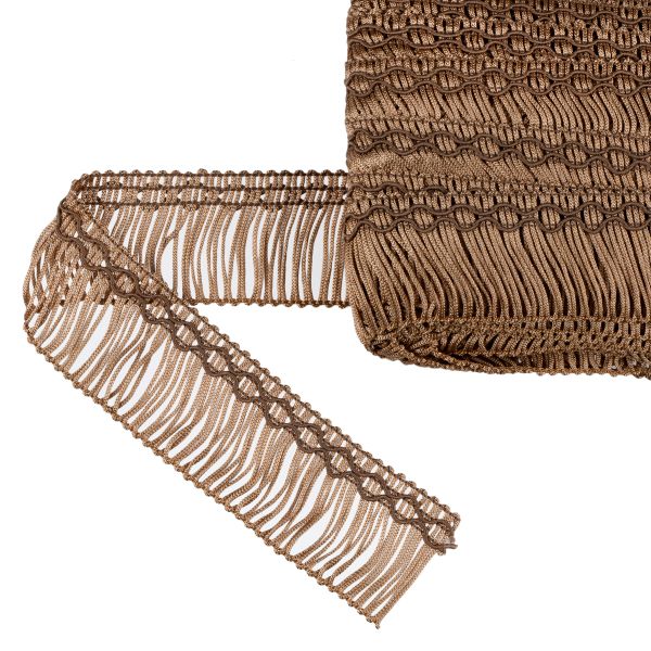 Бахрома отделочная 35.0 мм / 16 метров, 107 бежевый, Gamma А-07