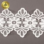 Кружево гипюр (плетёное) 105 мм, TBY.C01625C, теплый белый, 13.71м, Kruzhevo