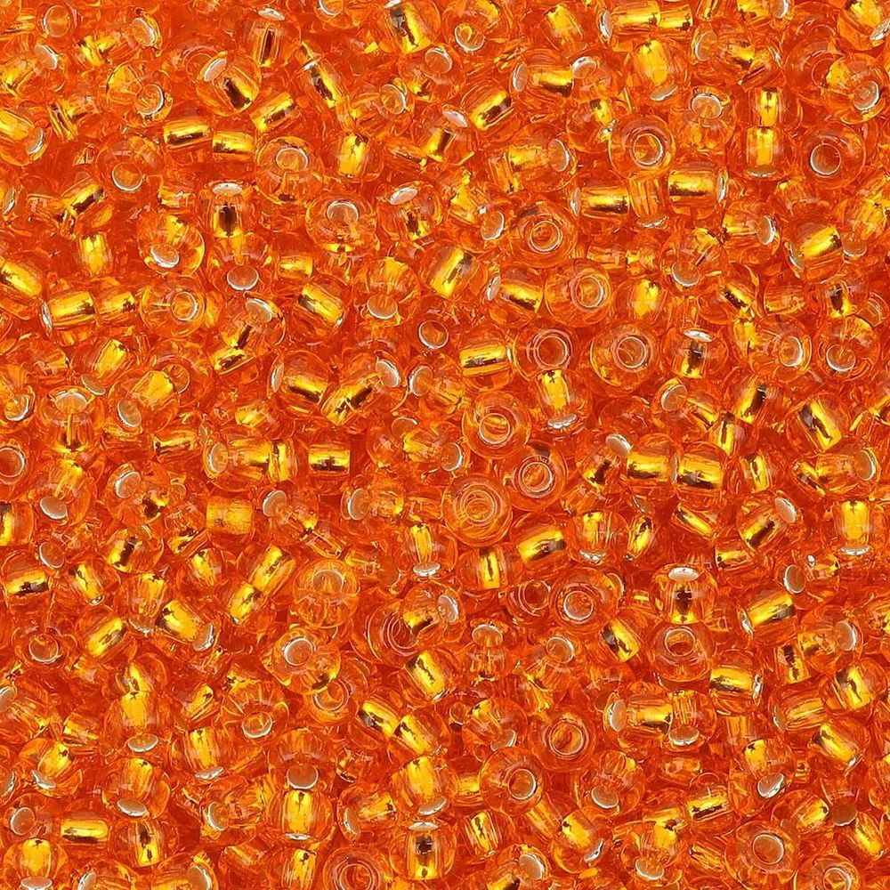 Бисер Preciosa прозрачный с серебр.центром 10/0 (2.3 мм), круг.отв., 50г, (97000)