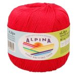Пряжа Alpina Lily / уп.10 мот. по 50г, 175м, 081 яр.розовый