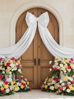 Атлас сатин 67 г/м², 150 см / 3 метра, AS.01 цв.белый