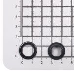 Люверсы металл ⌀11.0 мм (внутр.), латунь черный, цв, Prym, 15 шт