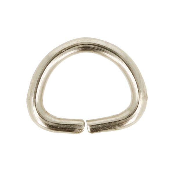 Полукольцо 10 мм, 100±5 шт, никель, Gamma