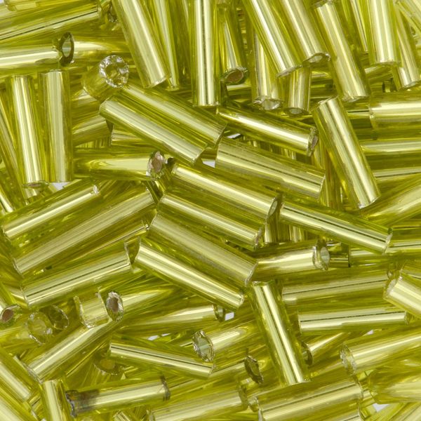 Бисер стеклярус Zlatka 100 г (10х10 г), №0024 салатовый GG