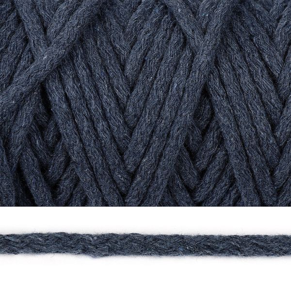 Шнур круглый х/б ⌀5.0 мм / 50 метров, 2175 джинс