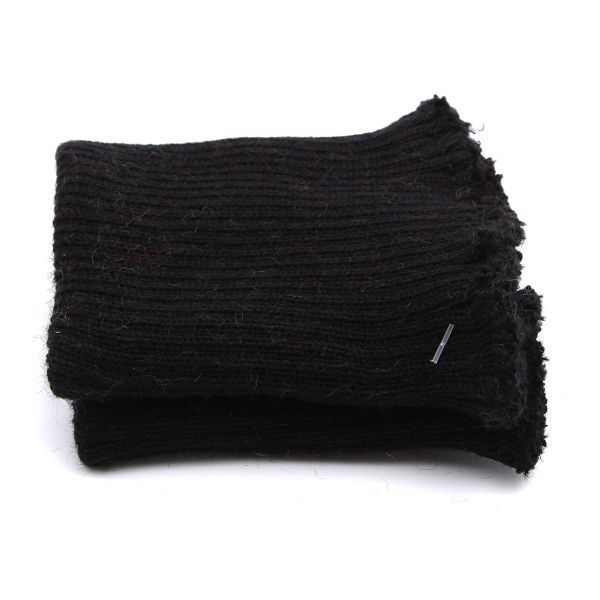Манжеты трикотажные 8.5х9.5 см, 1 пара, плотные, 004 черный