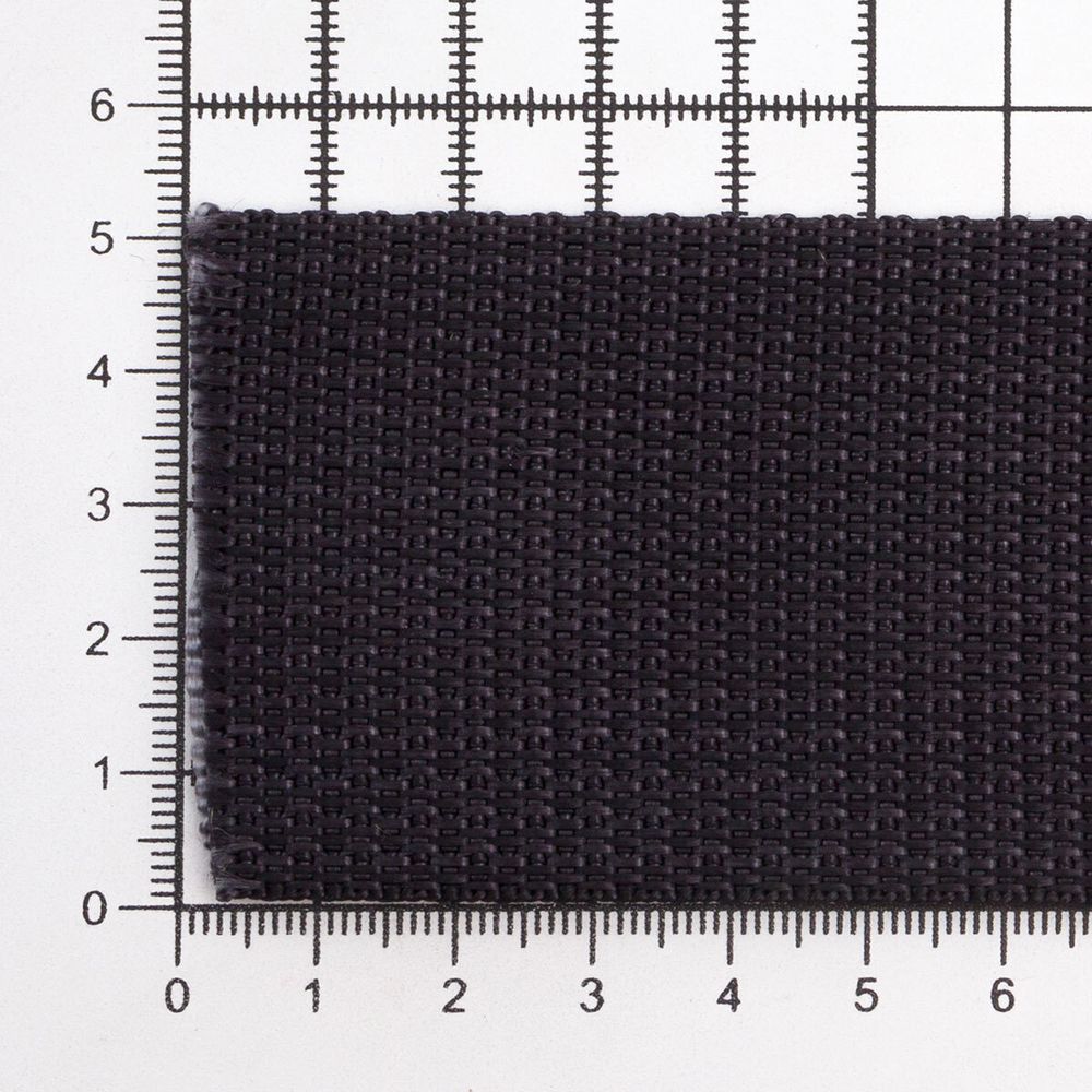 Стропа (ременная лента) 50 мм / 30 метров, толщ. 1.0 мм, [42 г/пог.м], 100% п/э, 005 черный