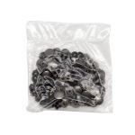 Винт кобурный металл ⌀9 мм, h6 мм, темное серебро, 50 шт