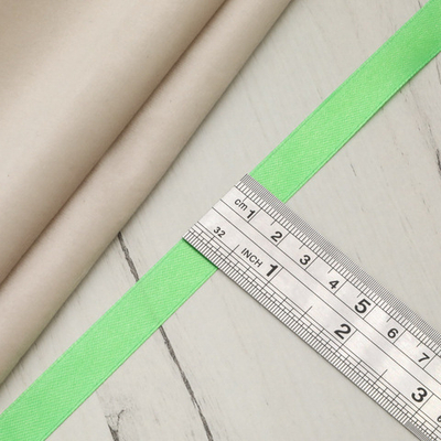 Лента атласная 1-сторонняя 12.0 мм / 22.86±1 метров, 085 яркий салат, Globus