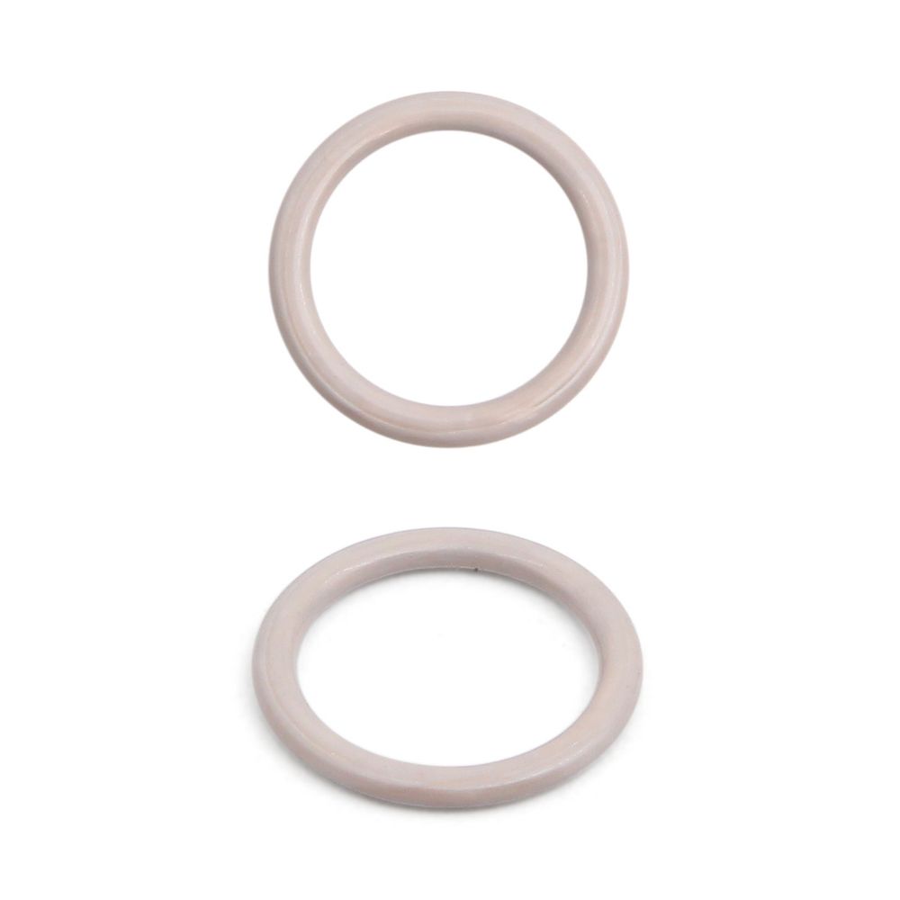 Кольца для бюстгальтера металл ⌀9.5 мм, 20 шт, C154 светло-серый, ГВ800