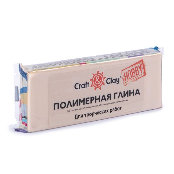 Полимерная глина 250 г, 1004 телесный светлый, Craft&Clay CCH