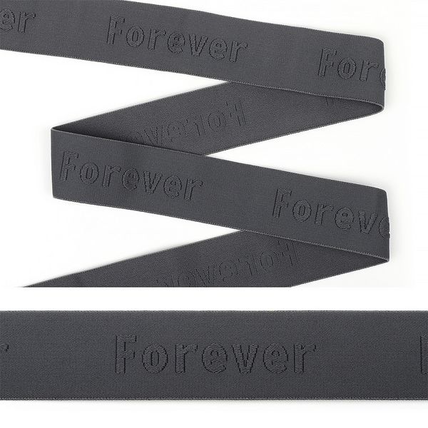 Резинка декоративная с надписью 35.0 мм / 25 метров, FOREVER