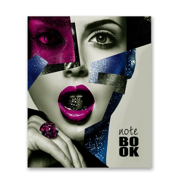 Бизнес-блокнот, матовая ламинация + выборочный лак, A5+ 80 л. 18 шт, клетка, Глянец 000411, Светоч 80ББТ5_4_5_1