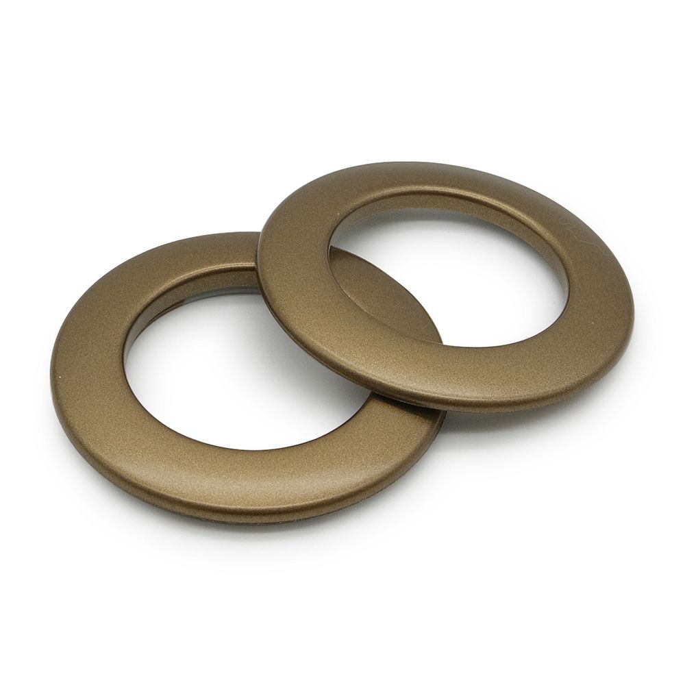 Люверсы шторные ⌀35 мм, цвет № 37 матовая латунь, 10 шт