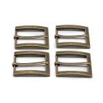 Пряжка ременная металл 30 мм латунь, металл, 4 шт, BIG