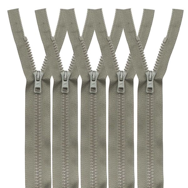 Молния трактор Arta Т6 (6 мм) 1 зам., разъем., 40 см, цв. 110 фисташковый, уп.5 шт