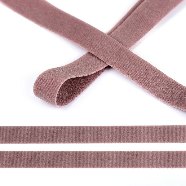 Резинка бельевая (окантовочная) блестящая 10.0 мм / 20 метров, М-196, сумеречная сирень