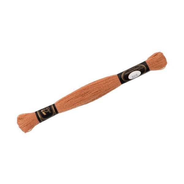 Мулине Радуга, цв.305 св. красная глина, Россия, 8 мотков по 15 метров