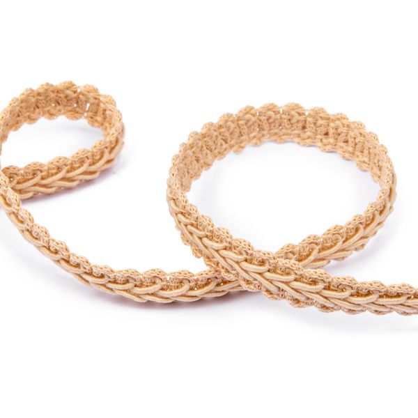 Тесьма декоративная Gamma Булет GBL-15 13 мм, 33 м,±0.5 м, 061 св.св.бежевый