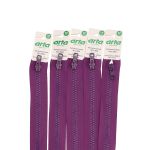 Молния трактор Arta Т6 (6 мм) 1 зам., разъем., 50 см, цв. 029 фиолетовый, 5 шт