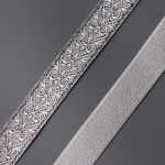 Тесьма металлизированная Дамаск 22мм / 10м (серебро), 22071