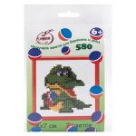 Набор для вышивания нитками РС Студия, Крокодил 8х7см