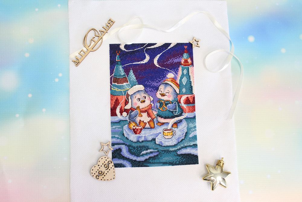 Набор для вышивания МП Студия НВ-798 Тёплая беседа, 20х14 см