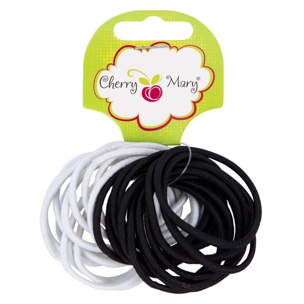 Набор резинок для волос 5х24 шт, №01, Cherry Mary R6209