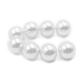 Бусины пластик (жемчуг) ⌀12 мм, 25 г, Astra&Craft, 001 NL белый