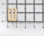 Крючки для бюстгальтера металл 12.0 мм, 20 шт, C180 телесный, ГВ1009