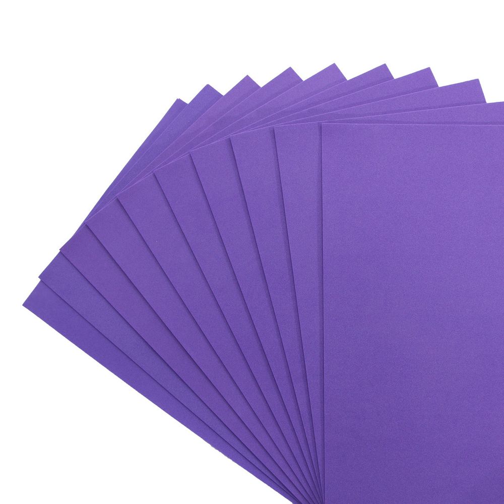 Фоамиран EVA-1010, 10 шт, 20х30 см, 1 мм., Astra&Craft (ZK-030/BK023 фиолетовый)