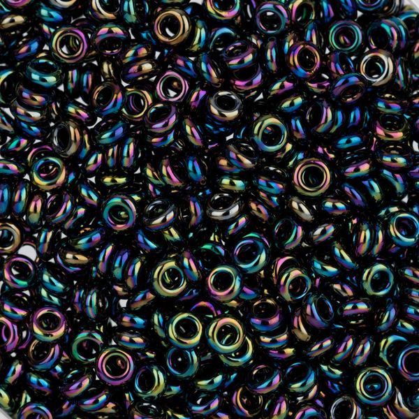 Бисер Toho 8/0 Demi №2, 3 мм, 25 г (5х5 г), №0086 радужный