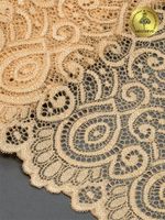 Кружево бельевое эластичное 180 мм / 3 метра, TBY.L1351, цв.126 бежевый