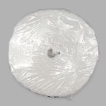 Лента (тесьма) шторная: сборка гармошка (1:2) 20 мм / 50 метров, (1 ряд петель, 2 шнура), прозрачный, 2020-RD