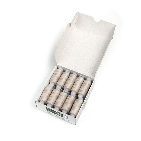 Нитки армированные ПНК им.Кирова 45ЛЛ, бытовые, 200 м / 20 кат., 5302 / 186 серо-кремовый