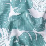 Ткань муслиновая 105 г/м², в нарезке 100х125 см, 14-тропические листья, Peppy