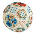 Набор для вышивания нитками Риолис, Шар Полевые цветы, 9х9 см