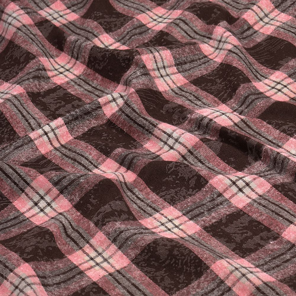 Фланель рубашечная вареная 150 г/м², 150 см / 2 метра, TBY.Fl.C750 розовый