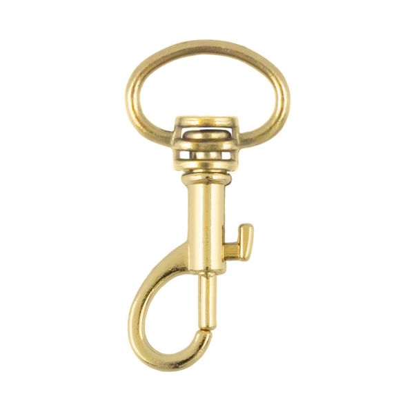 Карабин металл 13.0 мм (33х16 мм), 10 шт, 30 золото, Gamma GH 105/13/10