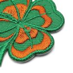 Термоаппликация Клевер, 4.3х3.6cm, зеленый, Hobby&Pro