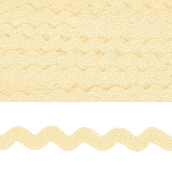 Тесьма вьюнчик 5 мм F102 молочный, уп.32,92м