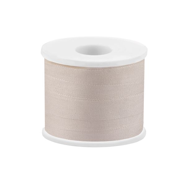 Лента (тесьма) шелковая 7.0 мм / 45.5±0.5 метров, №003 молочный, Gamma SR-7