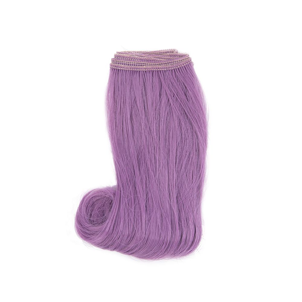 Трессы для кукол 15 см, 100 см, 19 г, 38 лавандовый, HobbyBe HAR-14