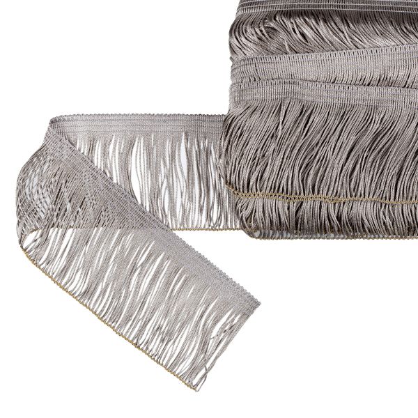 Бахрома отделочная 90.0 мм / 25 метров, 235 серый, Gamma 117