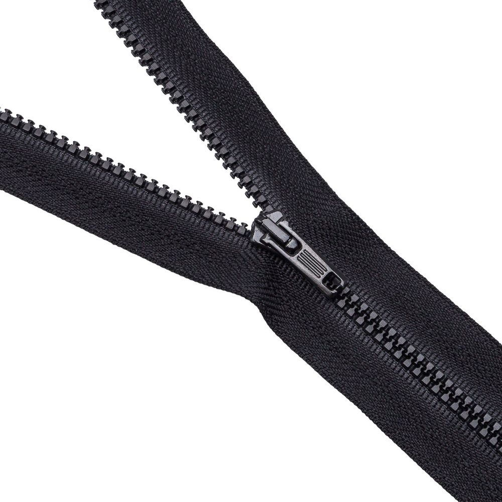 Молния трактор Arta Т5 (4.5 мм) 1 зам., 25 см, н/раз., цв. 077 черный, уп.10 шт