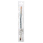 Кисть синтетика двусторонняя круглая/плоская, 5 шт, короткая ручка, №06, Vista-Artista 50130-6